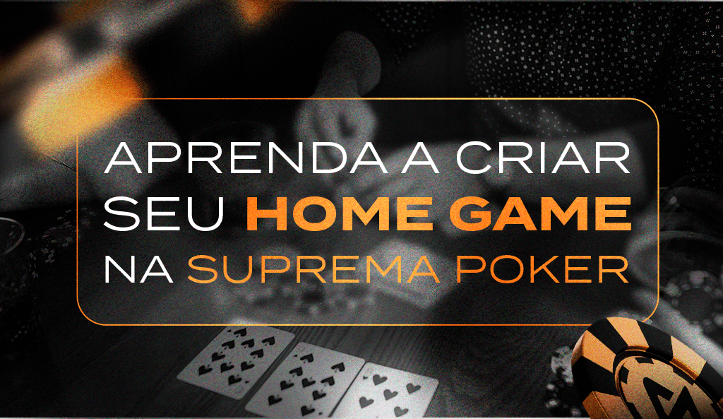 Crie seu Home Game e jogue poker on-line com os amigos